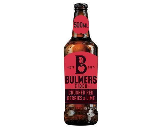 Bulmers Crushed Red Berries & Lime Cider 500ml Bottle