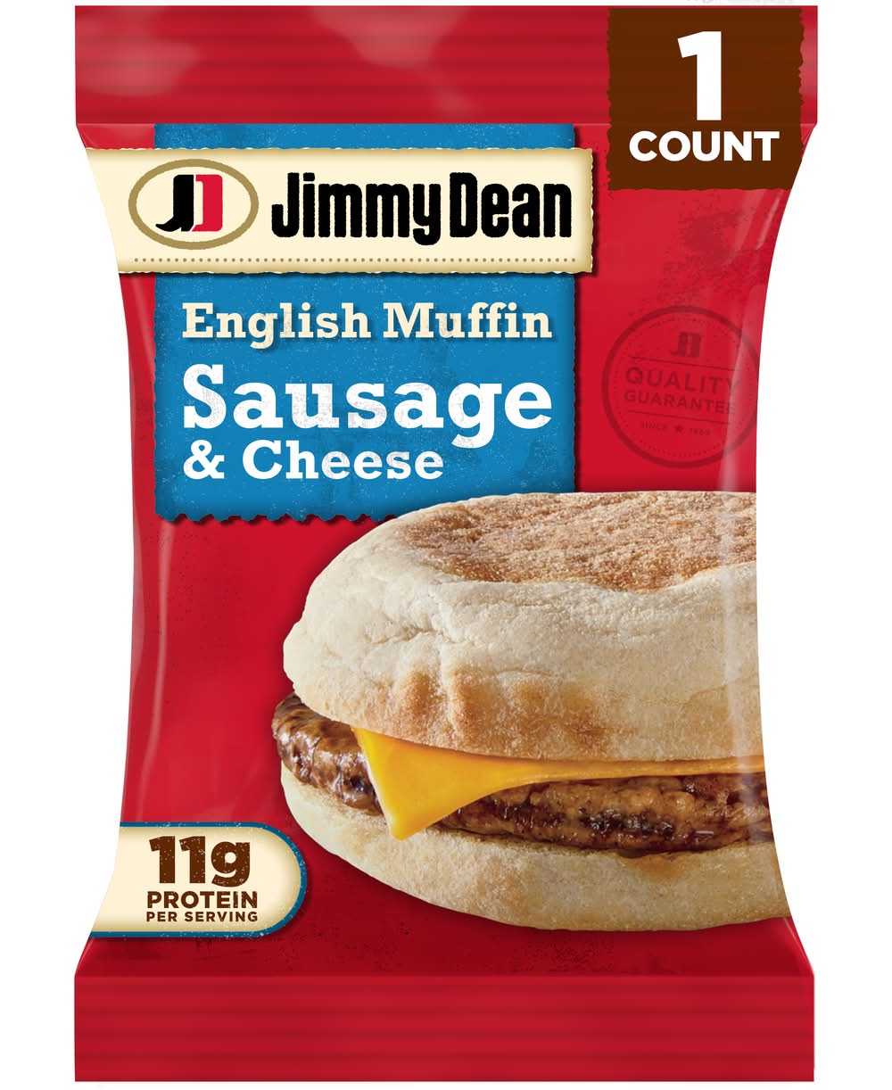 Jimmy Dean English Muffin Sausage & Cheese Sandwich (3.6 oz)