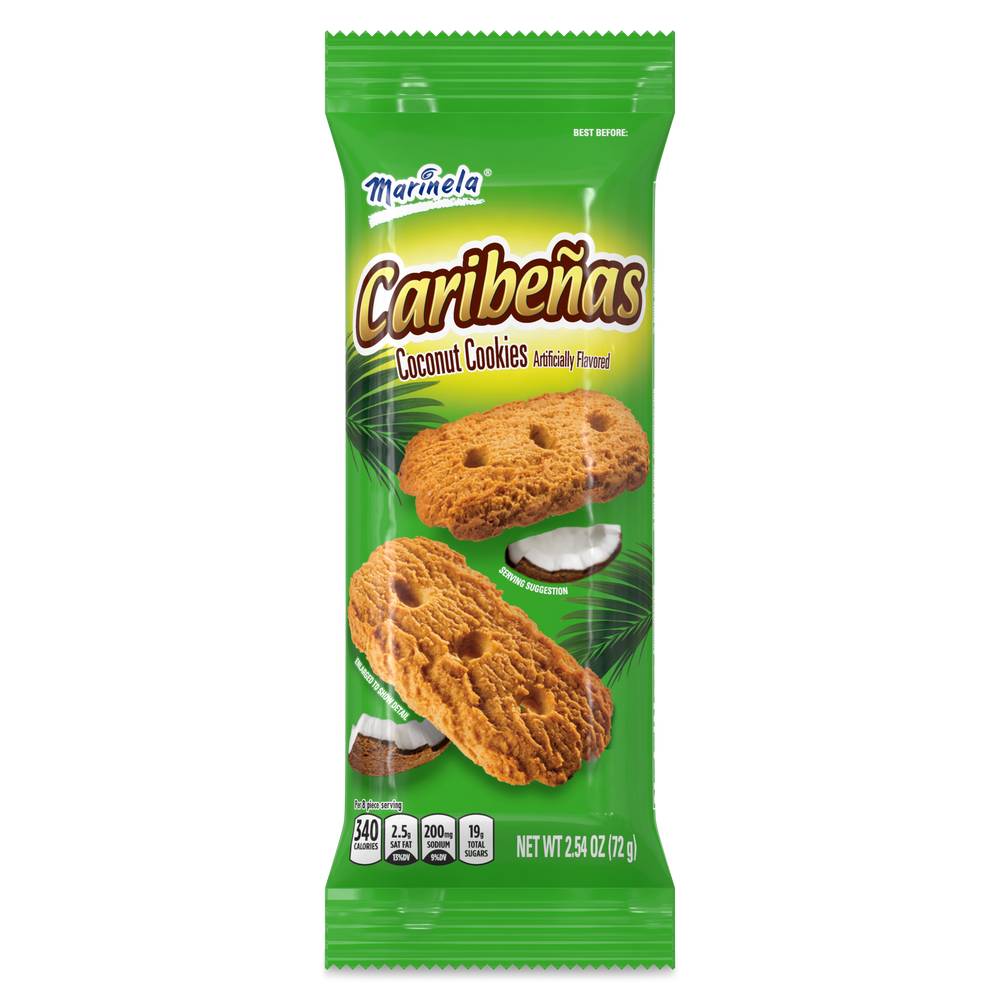 Marinela Caribenas Cookies, Coconut (21 oz)