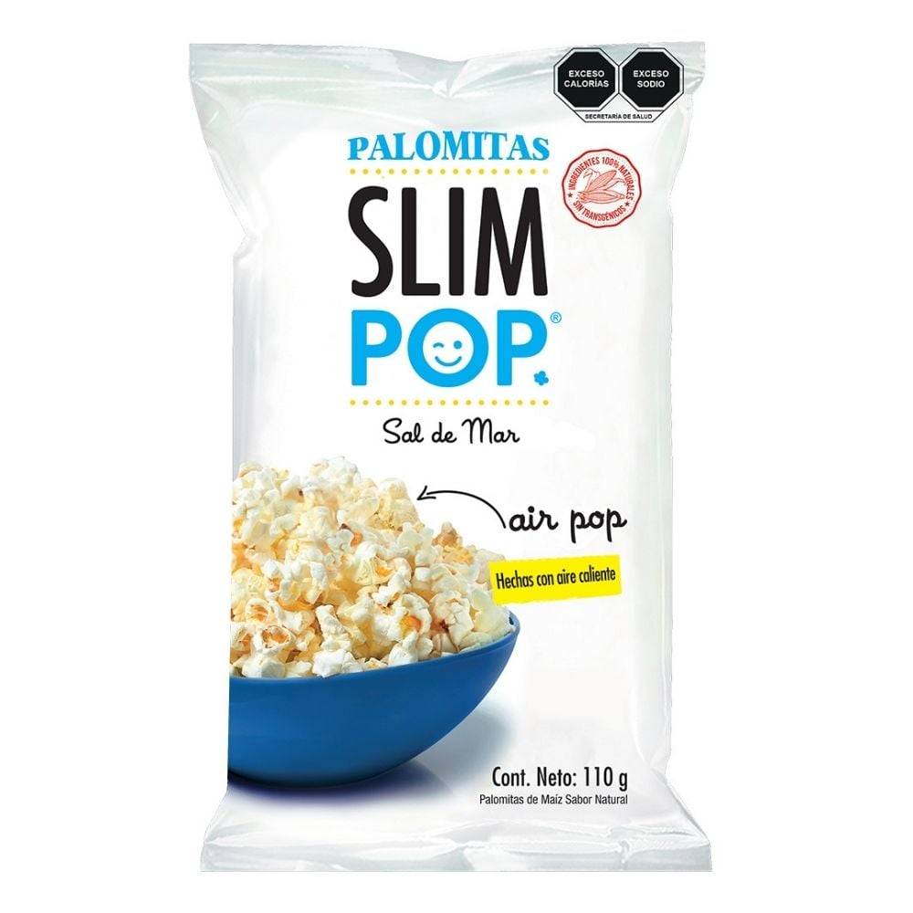 Slim Pop · Palomitas, sal de mar (110 g)