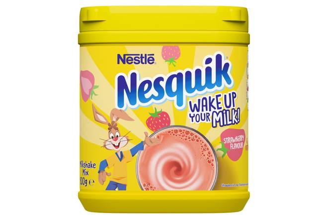 Nesquik Strawberry Flavoured Milkshake Powder 500g Tub