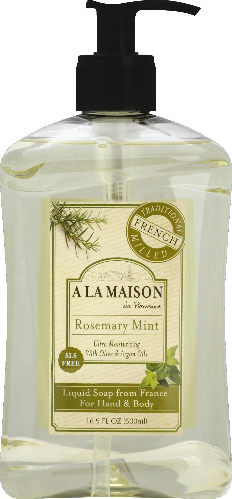 A la Maison de Provence De Provence Rosemary Mint Liquid Soap