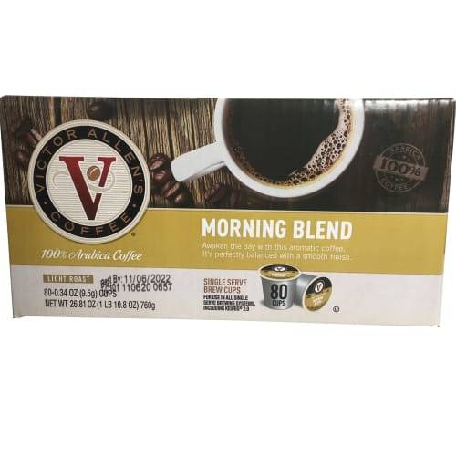 Victor Allen's Coffee Morning Blend Light Roast Coffee Cups (1.5 lbs)