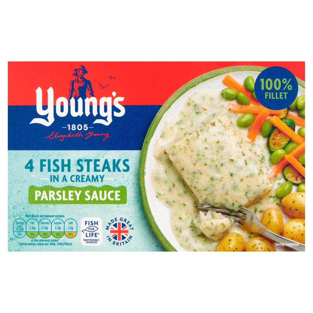 Youngs 560g Fish in Parsley Sauce