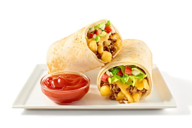 Cheeseburger Burrito