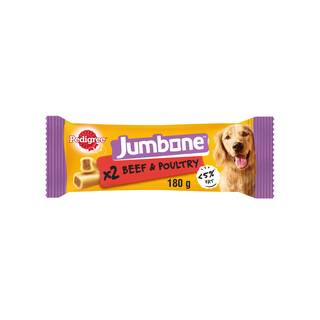 Pedigree Jumbone Adult Medium Dog Treat Beef & Poultry 2 Chews 180g