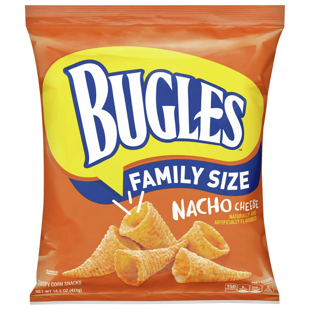 Bugles Crispy Corn Cheese Nacho (14.7 oz)
