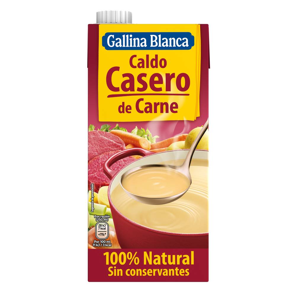 Caldo Gallina Blanca De Carne 1L