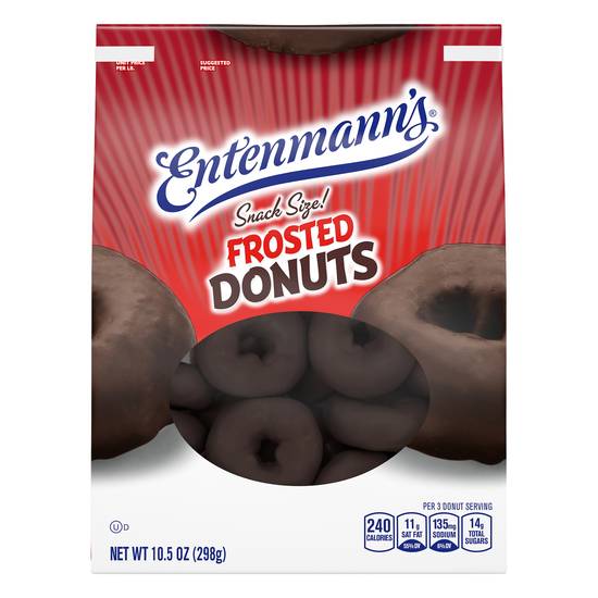 Entenmann's Chocolate Frosted Donuts