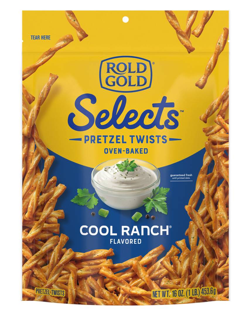 Rold Gold Selects Pretzels Twists, Cool Ranch (16 oz)