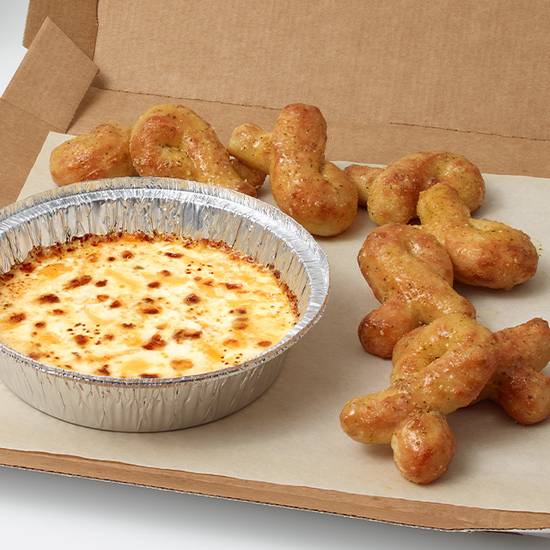 Five Cheese Dip & Bread Twists
