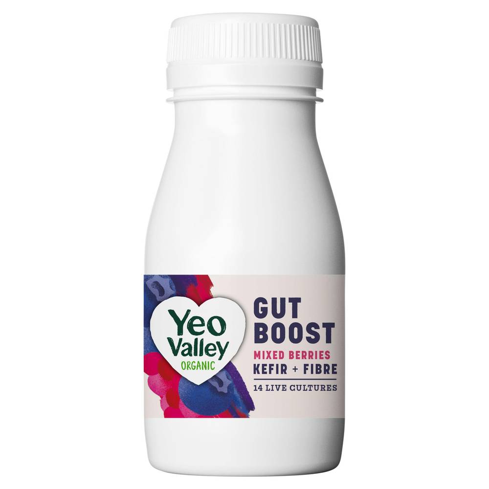 Yeo Valley Organic Gut Boost Mixed Berries 150ml