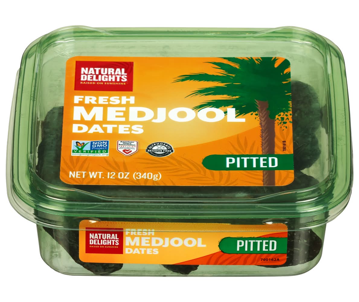 Natural Delights Pitted Fresh Medjool Dates (12 oz)