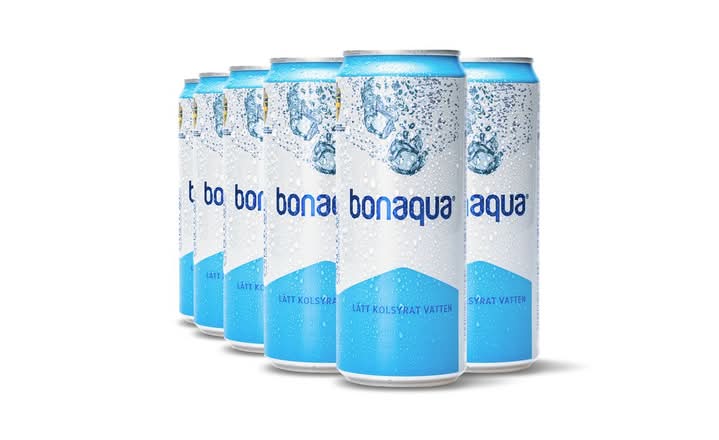 6-pack Bonaqua Naturell