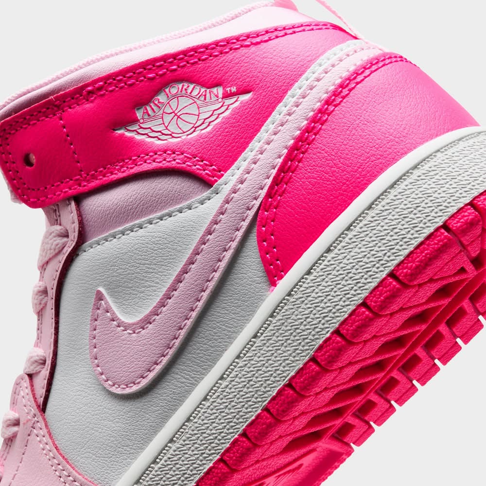 air jordan 1 mid casual shoes pink