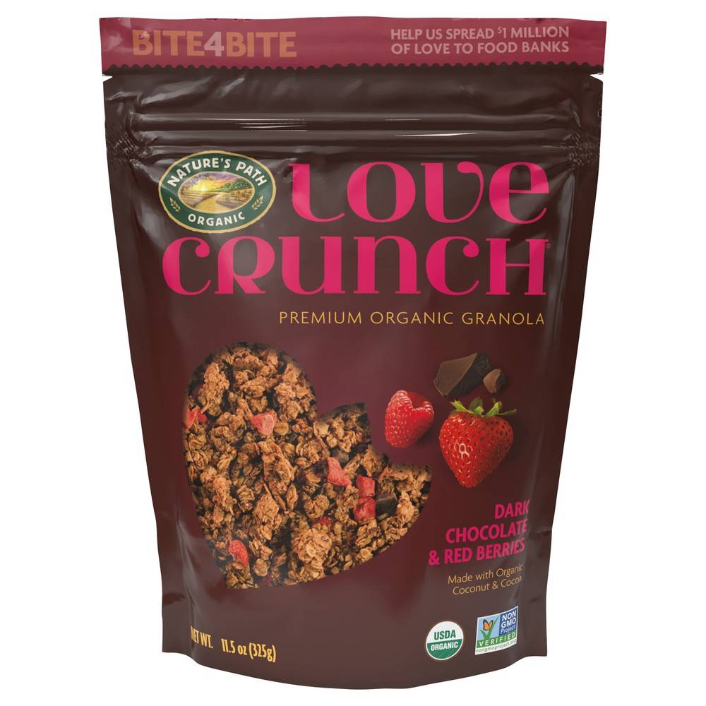 Nature's Path Love Crunch Organic Granola (dark chocolate & red berries)