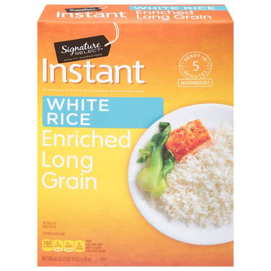 Signature Select Instant Enriched Long Grain White Rice