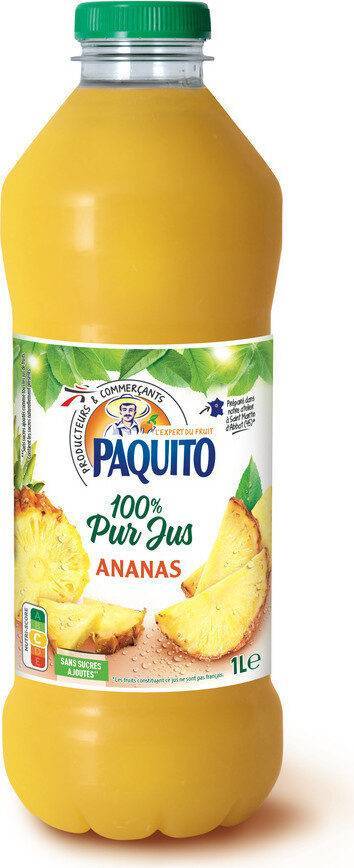 100% pur jus - jus d'ananas - paquito - 1l