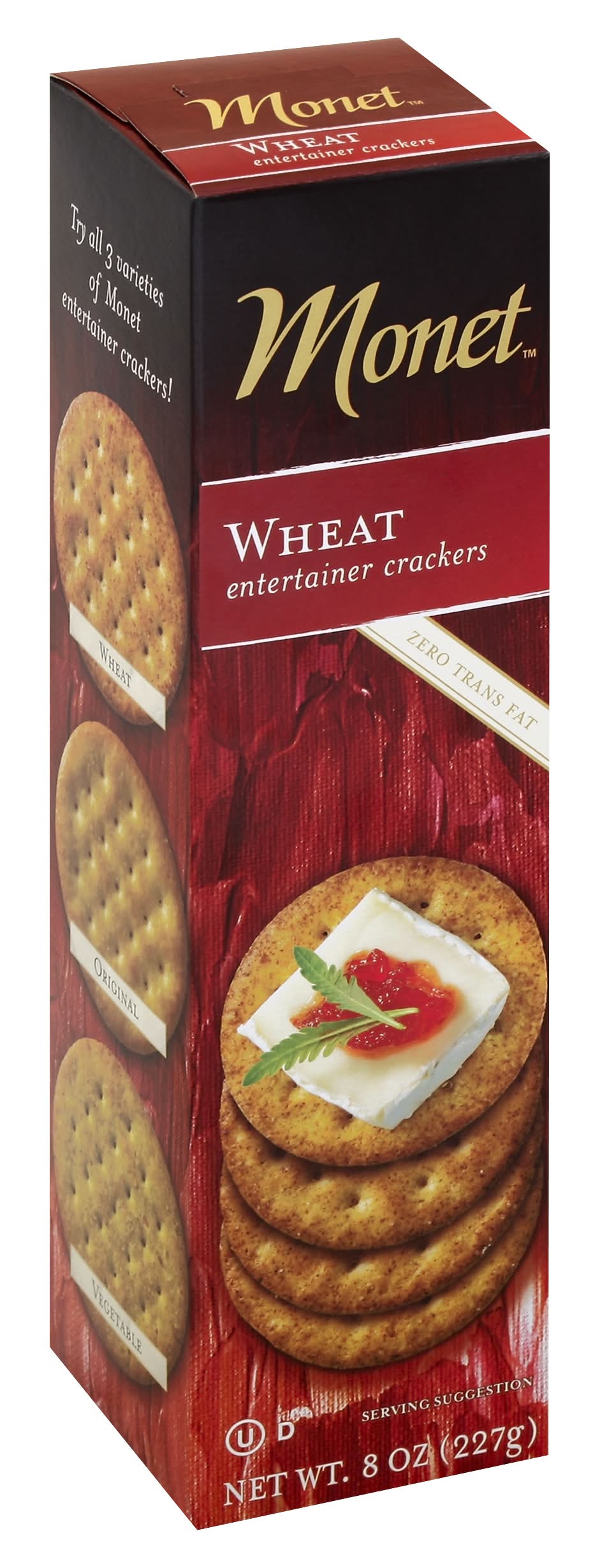Monet Wheat Cracker Elegant (8 oz)