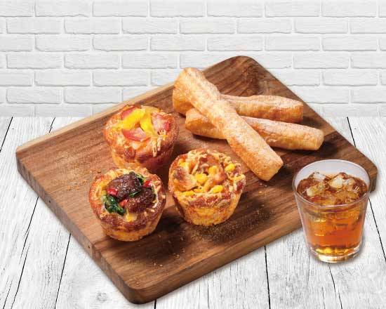 熔岩披薩馬芬獨享餐 A Lava Pizza Muffin Meal A