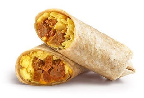 Spicy Chorizo Egg Breakfast Wrap