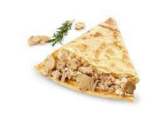 Crêpe salée escalope nature & champignon