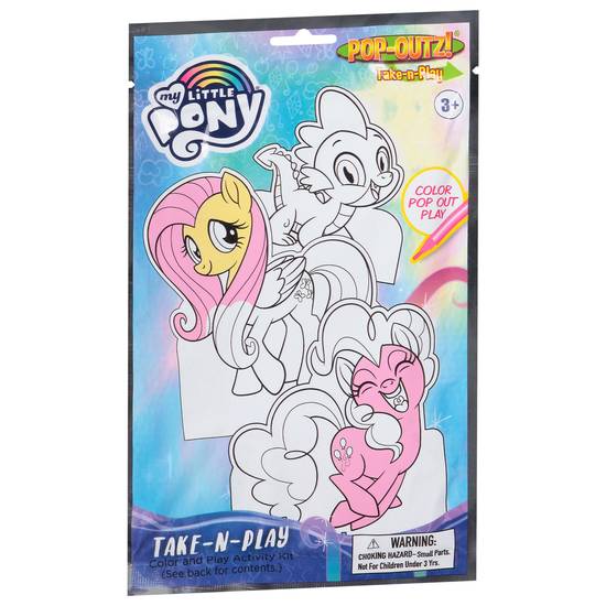 My Little Pony Pop-Outz Take-N-Play Color and Activity Kit