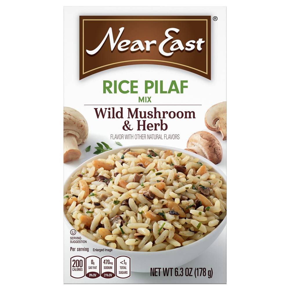 Near East Rice Pilaf Mix, Wild Mushroom - Herb (6.3 oz)