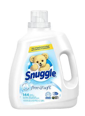 Snuggle Free & Soft Liquid Fabric Softener (3.14 L)