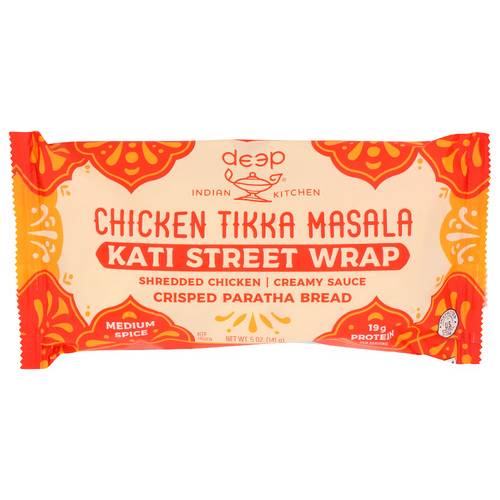 Deep Indian Kitchen Chicken Tikka Masala Kati Street Wrap