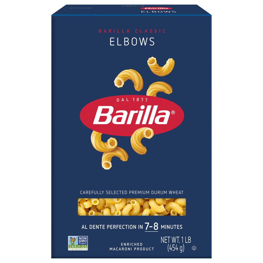 Barilla Elbows Pasta (1 lbs)