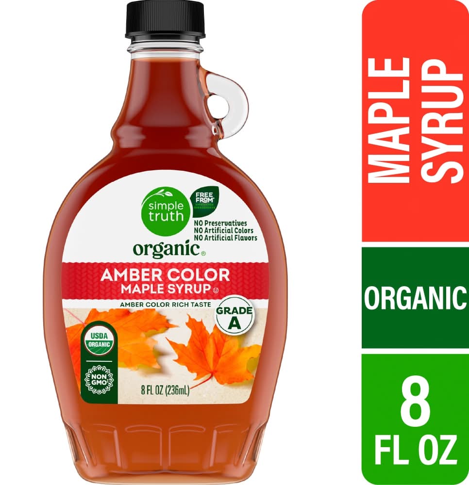 Simple Truth Organic Color Maple Syrup, Amber (8 fl oz)
