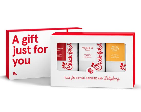 Sweet + Smoky Sauce Set: Chick-fil-A® Sauce, Barbecue, and Honey Mustard