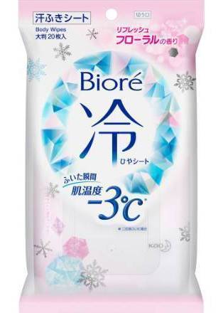 ビオレ冷シートＲフローラルの香り２０枚:4901301348692