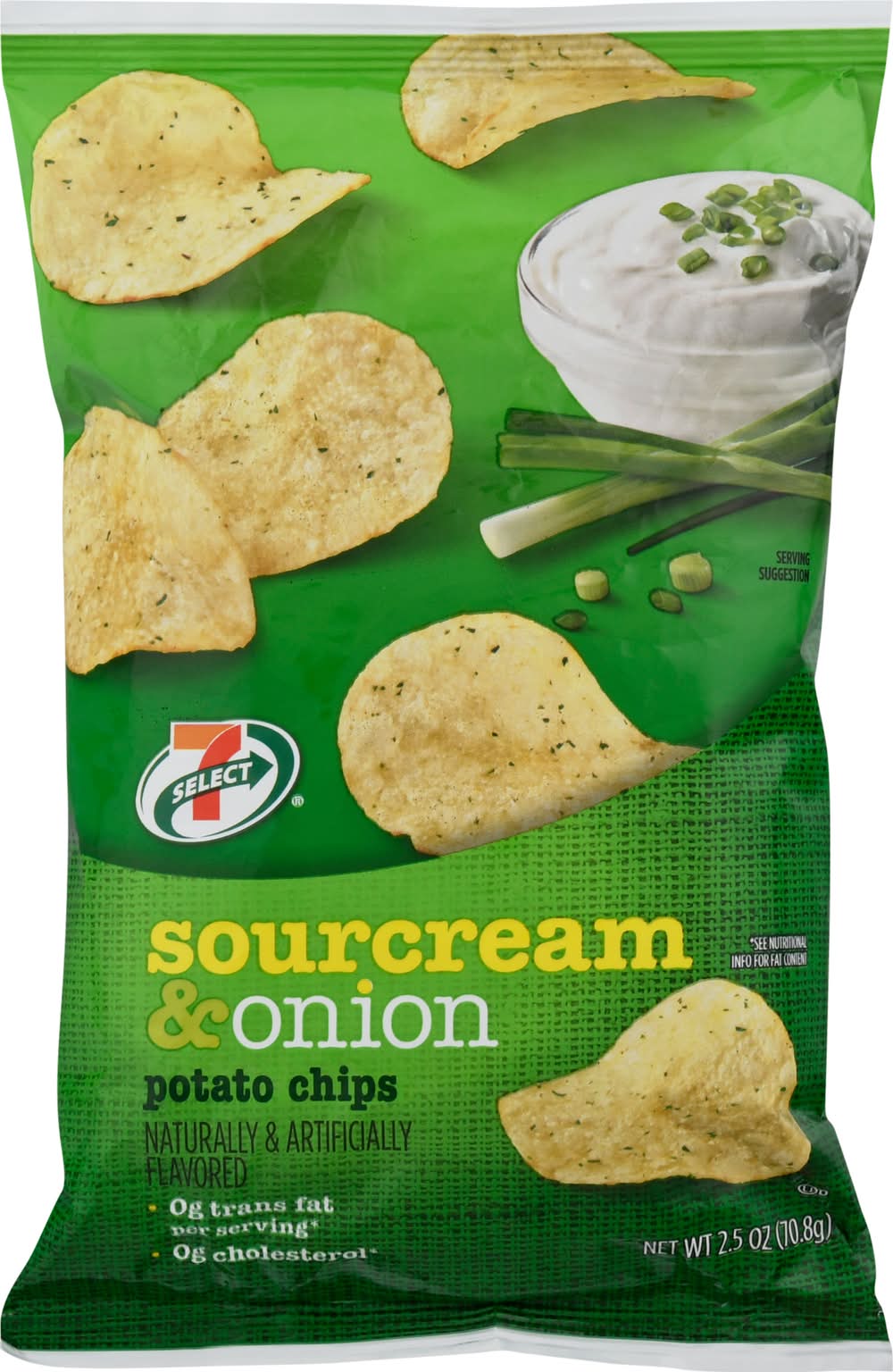 7-Select Potato Chips, Sour Cream-Onion (2.5 oz)