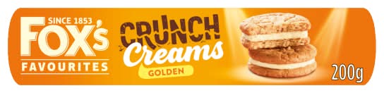 Fox's Vanilla, Favourites Crunch Creams Golden Cookies (200g)
