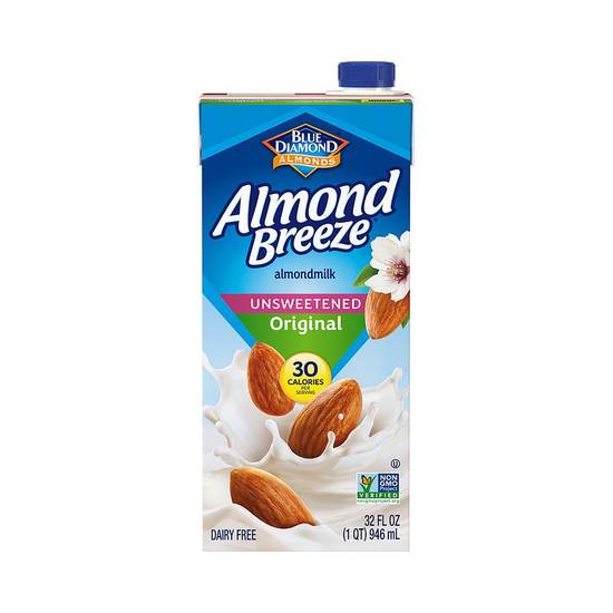 Almond Breeze 無加糖原味杏仁飲(每瓶946ml) <946ml毫升 x 1 x 1BOTTLE瓶> @15#0041570054130