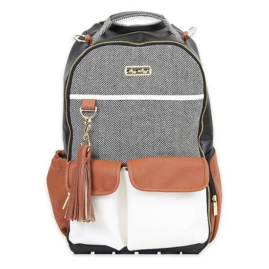 Itzy Ritzy® Boss Diaper Bag Backpack in Coffee/Cream