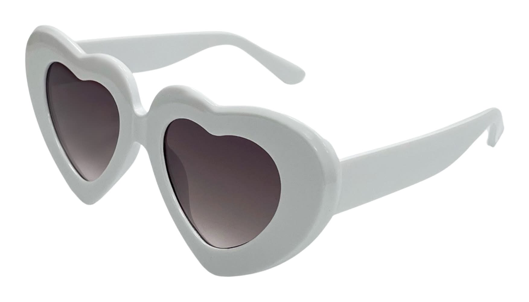 Valentine's Day Women's Heart Sunglasses Black