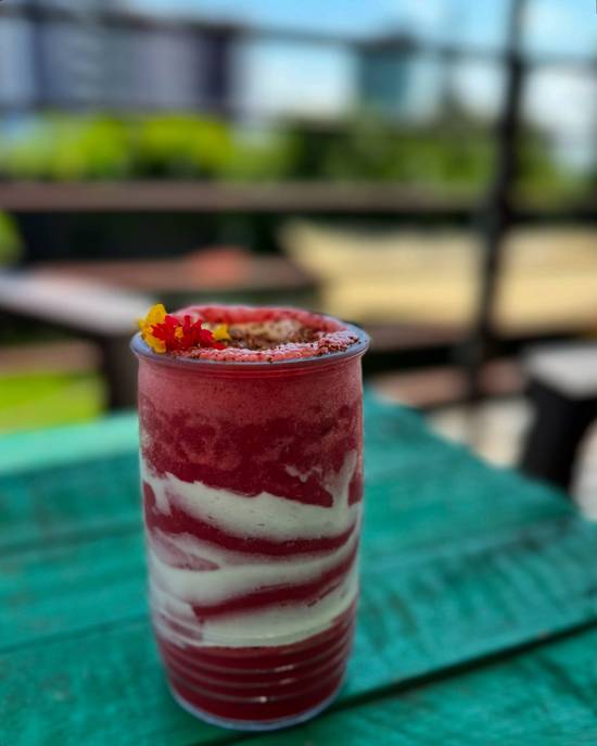 Heart beet vainilla proteín smoothie