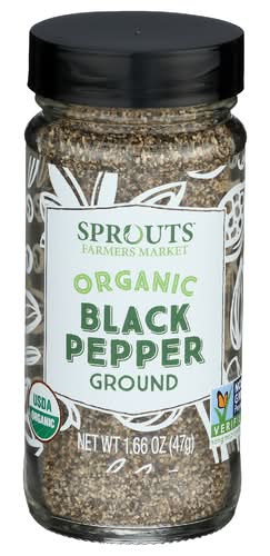 Sprouts Organic Black Pepper Ground