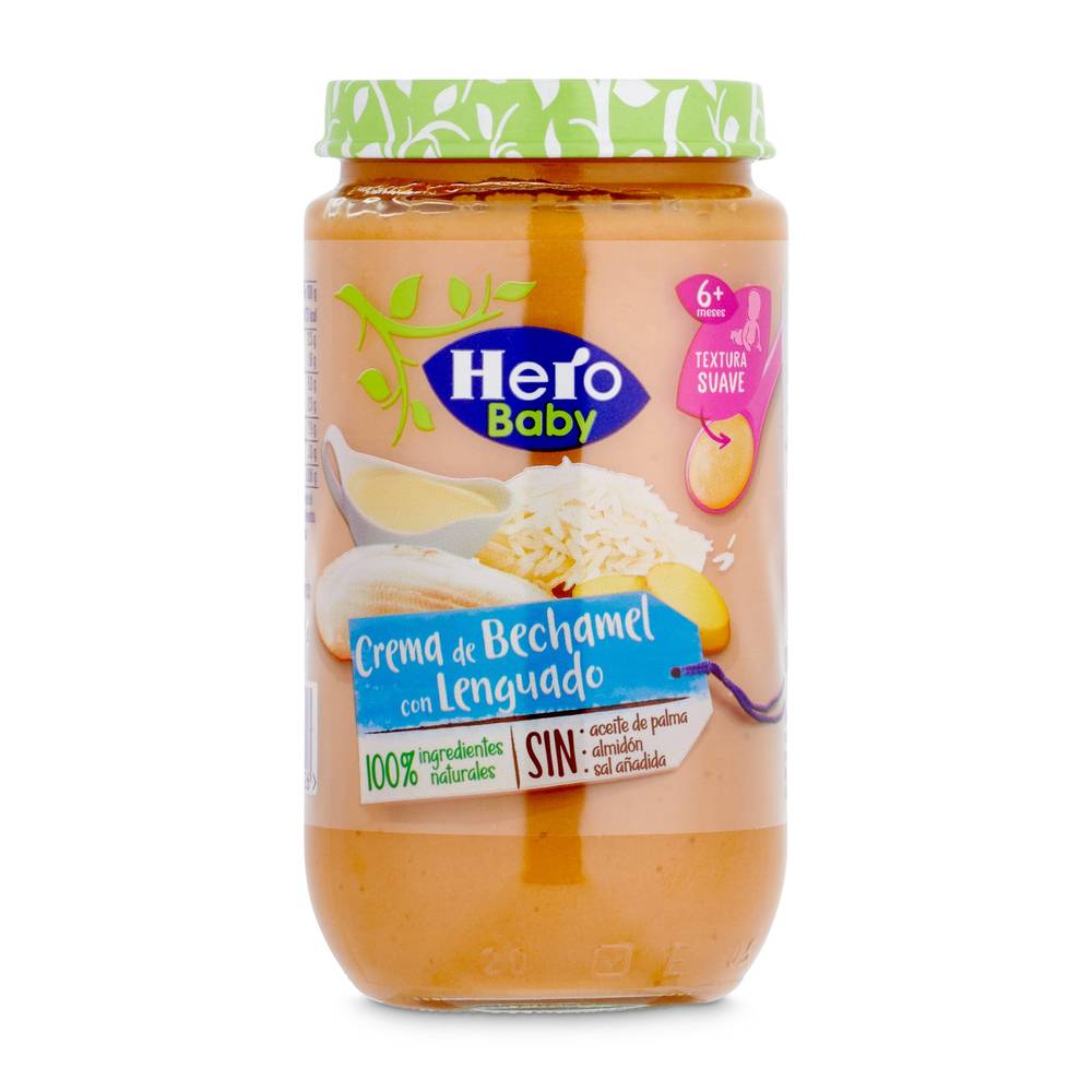 Crema De Bechamel Con Lenguado Hero Frasco 235 G