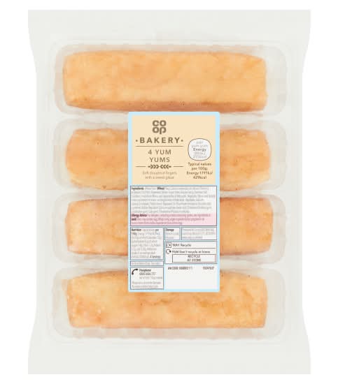Co-op Bakery Yum Yums (4 pack)