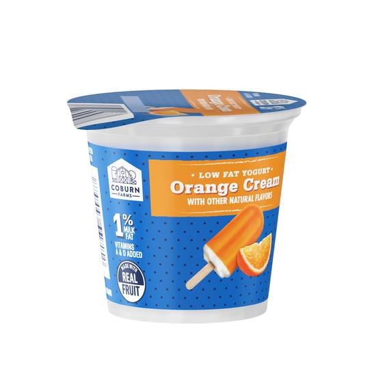 Coburn Farms Low Fat Yogurt (orange cream)