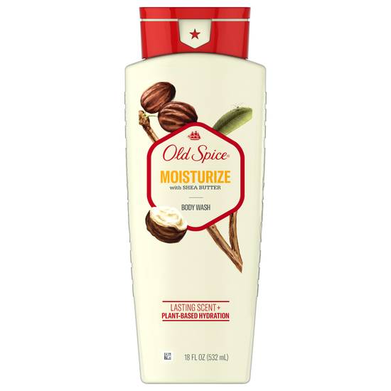 Old Spice Moisturize With Shea Butter Body Wash