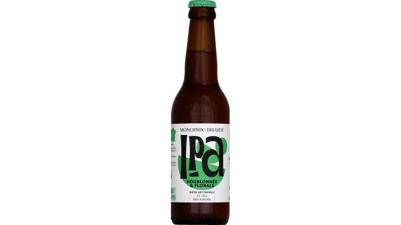Monoprix Monoprix X Briarde IPA Bière artisanale La bouteille de 33 cl