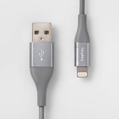 Heyday Lightning To Usb-A Round Cable (gray-silver)