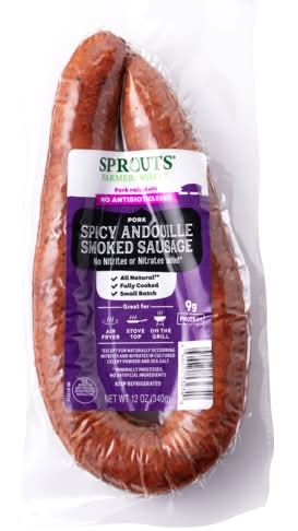 Sprouts Pork Spicy Andouille Smoked Sausage Loop