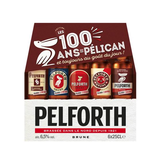 Pelforth - Bière brune (6 pièces, 250 ml)