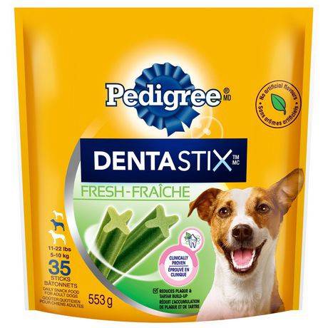 Pedigree gâteries pedigree dentastix frais petits chiens 35 unités (35, gâteries pour chiens) - dentastix small dog fresh (35ct, dog treat)